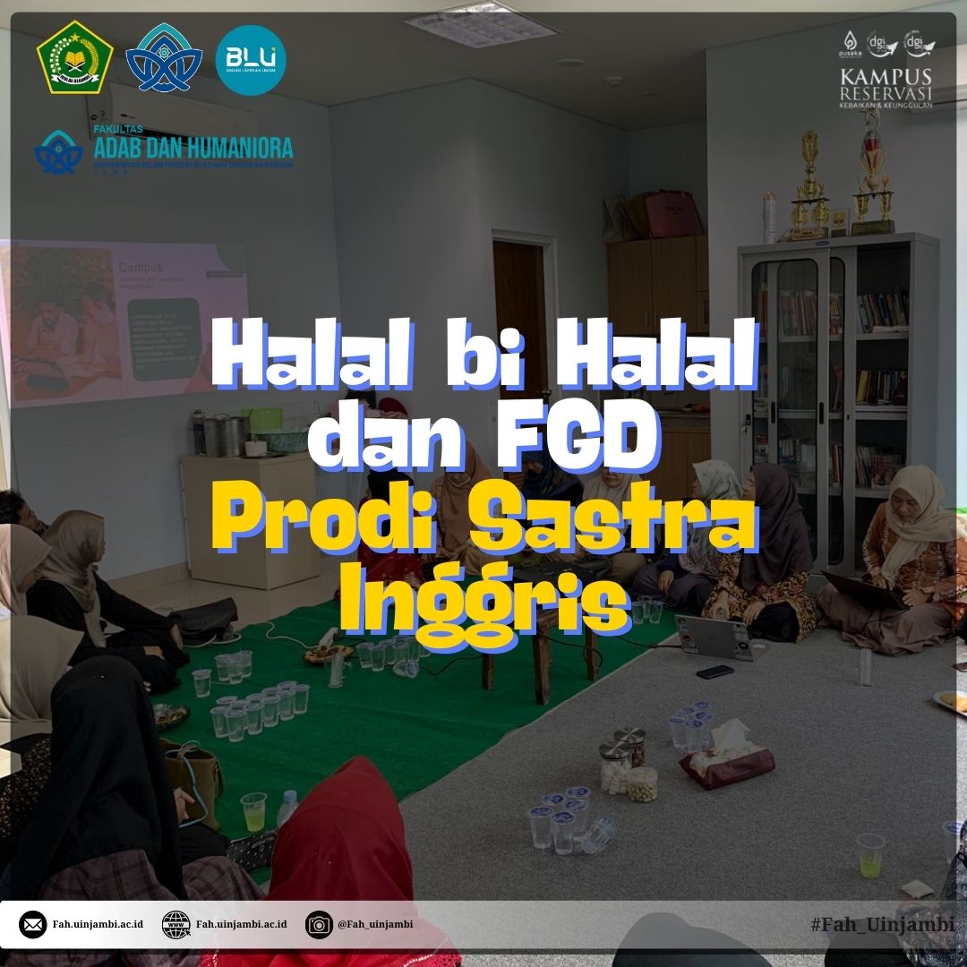 Halal bi Halal dan FGD Prodi Sastra Inggris