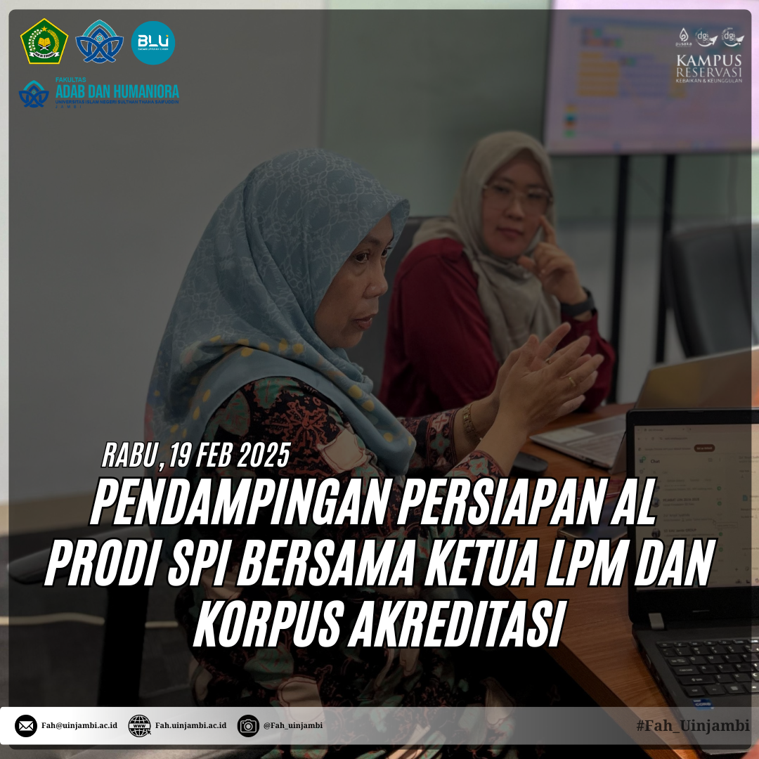 Pendampingan Persiapan AL Prodi SPI bersama Ketua LPM dan Korpus Akreditasi