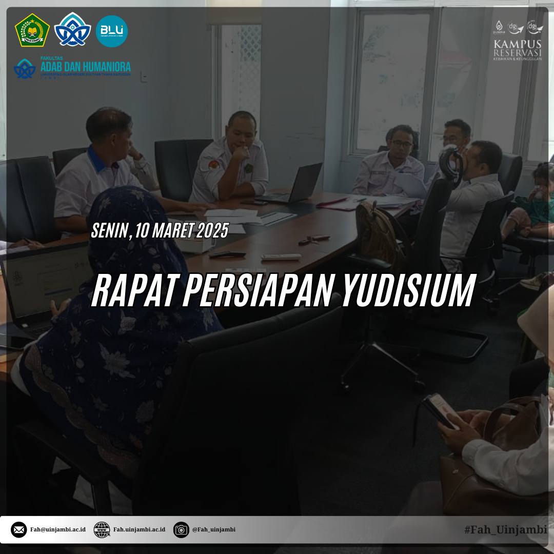 Rapat Persiapan Yudisium ke XXIV FAH Tahun 2025