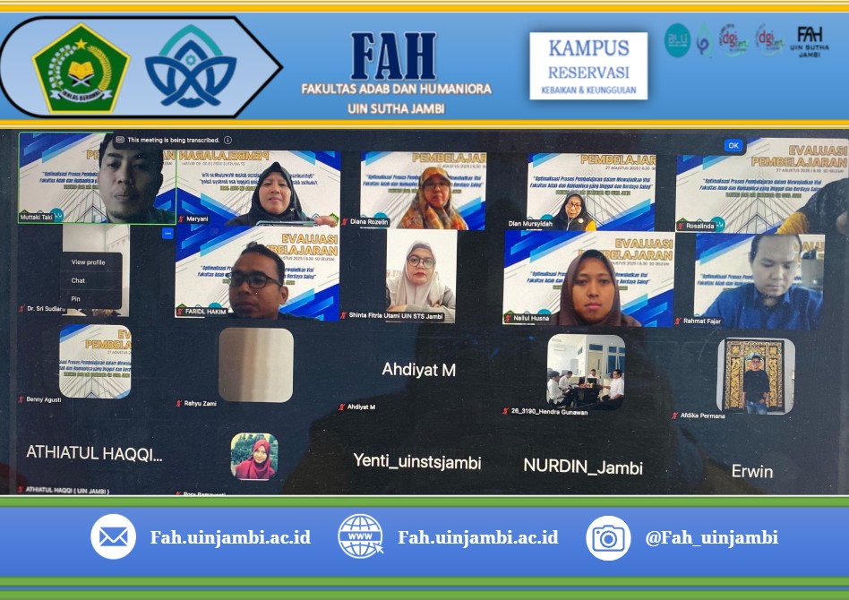 FAH Adakan Evaluasi Pembelajaran Semester Genap 2024/2025