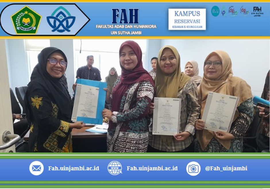Empat Dosen FAH terima Sertifikasi Kompetensi