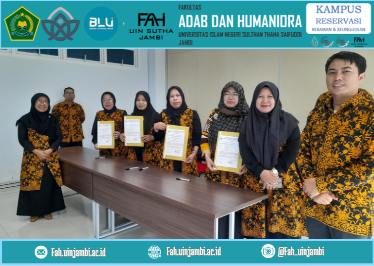 Penandatanganan Kontrak Kerja Pejabat di Lingkungan FAH Tahun 2026