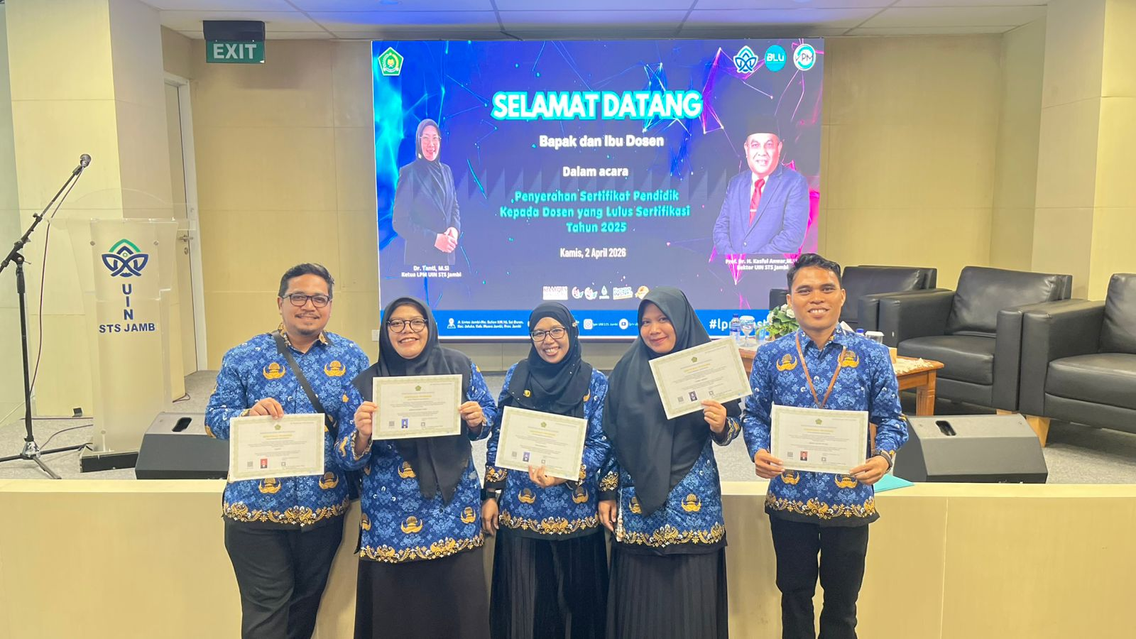 Civitas Akademika Apresiasi 5 Dosen FAH Lulus Serdos Tahun 2026