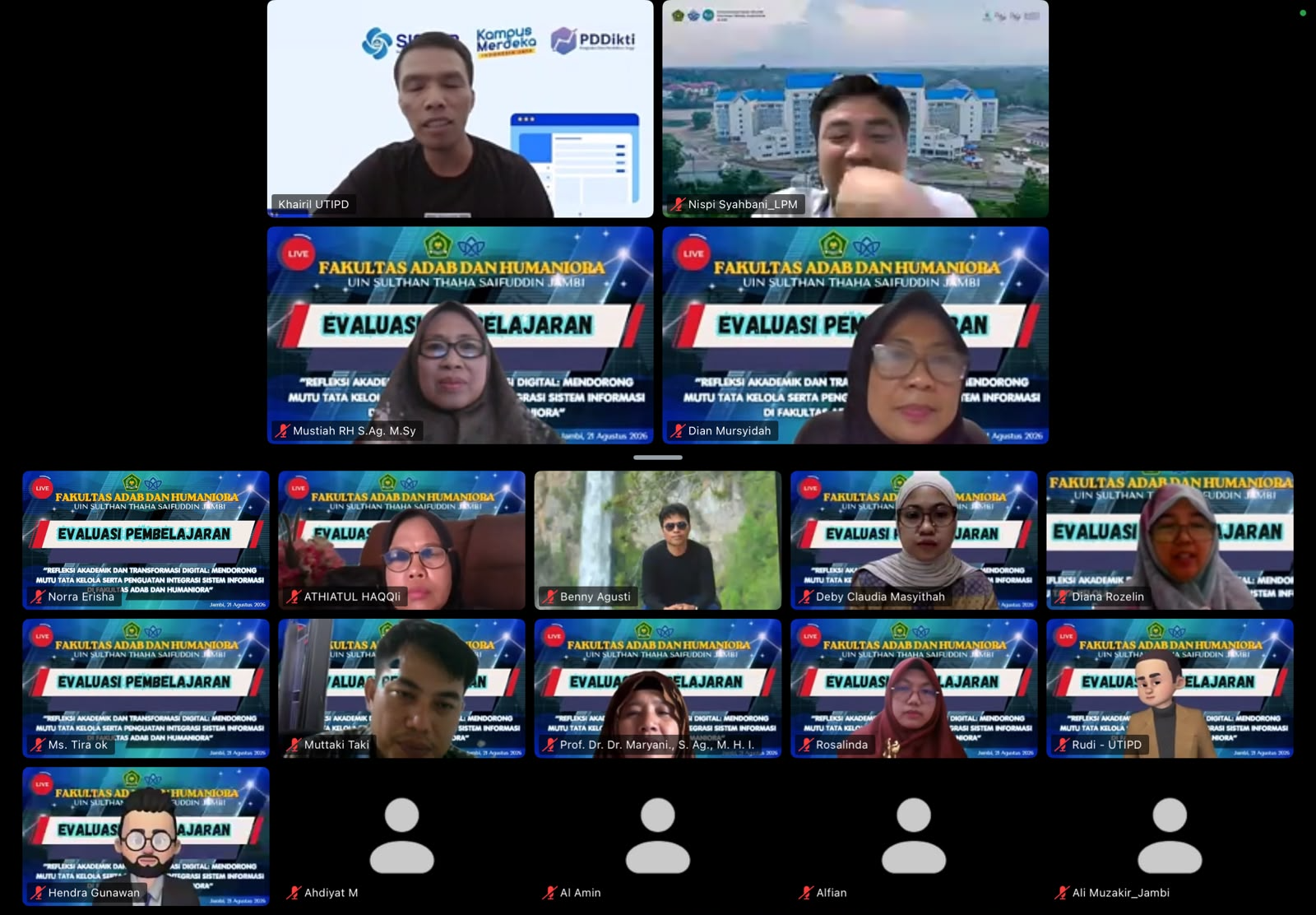 Songsong Semester Gazal 2026/2027, Fakultas Adab dan Humaniora Perkuat Mutu Akademik Melalui Integrasi Data SISTER