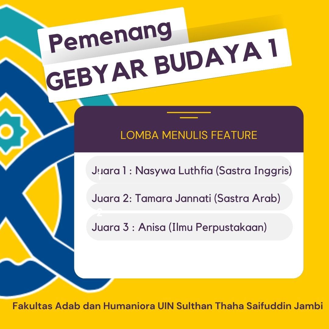 Pemenang Gebyar Budaya