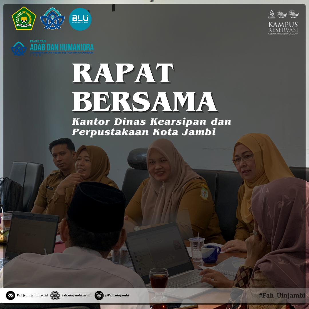 Rapat Bersama Kantor Dinas Kearsipan dan perpustakaan kota jambi