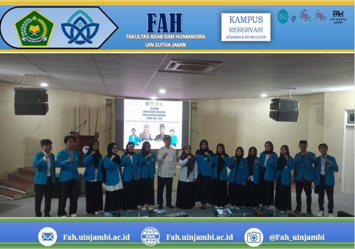 Dekan Lantik Badan Pengurus Harian Dewan Eksekutif Mahasiswa (BPH DEMA) Fakultas Adab dan Humaiora Periode 2025-2026
